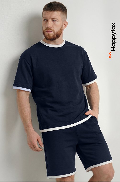 Мужской костюм из футера двухнитки Happyfox