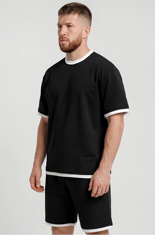 Мужской костюм из футера двухнитки Happyfox