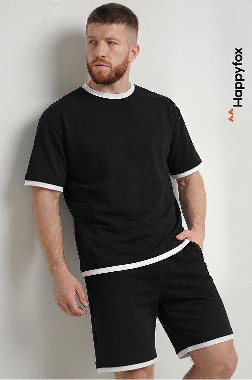 Мужской костюм из футера двухнитки Happyfox