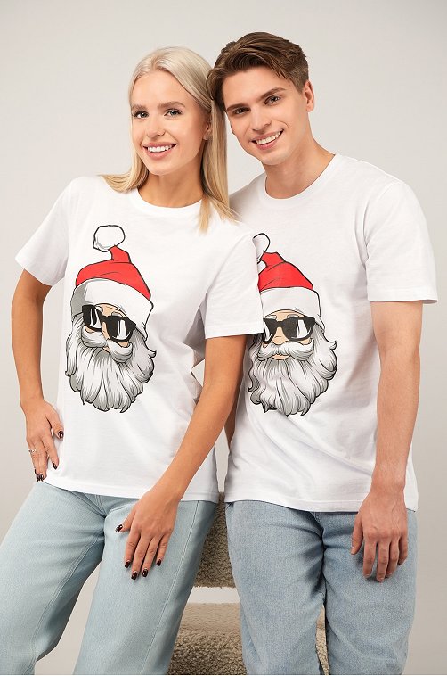 Хлопковая футболка Happyfox