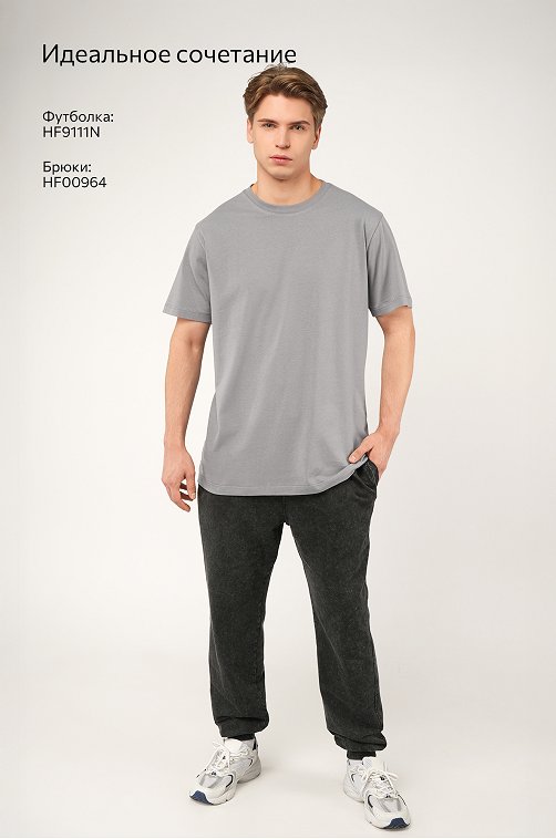 Мужская базовая футболка из хлопка 3 шт. Happyfox