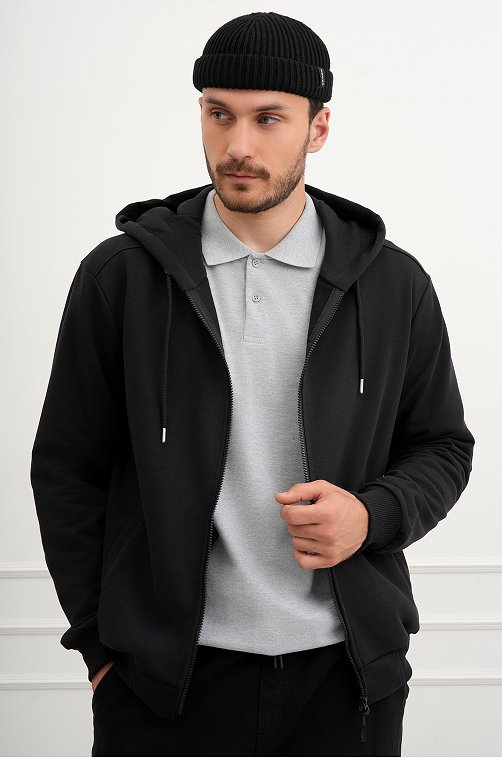 Мужской базовый лонгслив-поло Happyfox