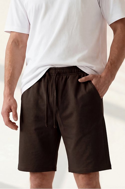 Мужские шорты из футера двухнитки Happyfox