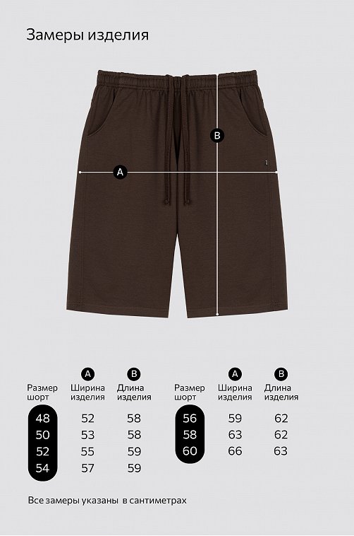 Мужские шорты из футера двухнитки Happyfox