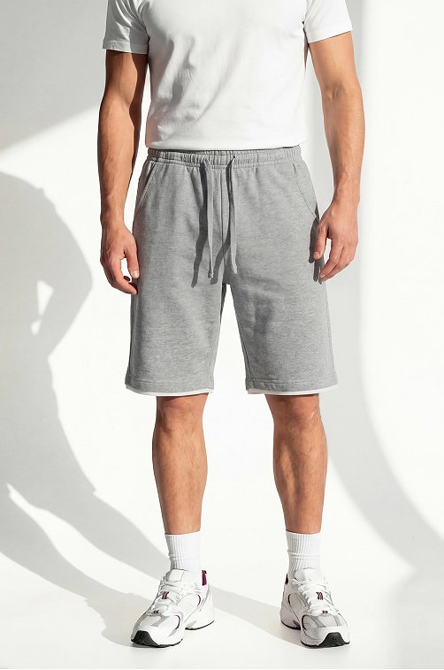 Мужские шорты из футера двухнитки Happyfox