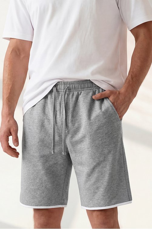 Мужские шорты из футера двухнитки Happyfox