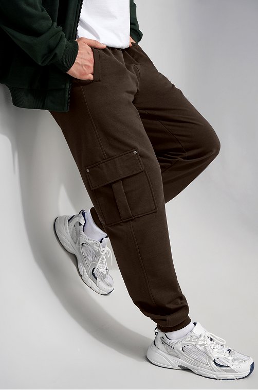 Мужские брюки из футера двухнитки Happyfox