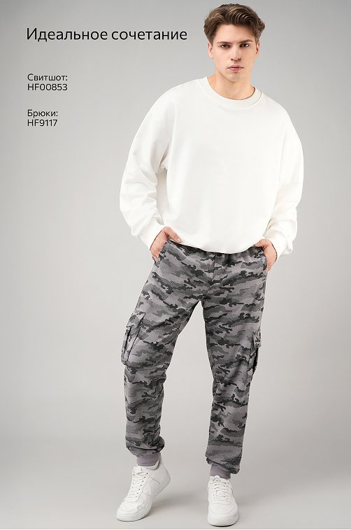 Мужские брюки из футера двухнитки Happyfox