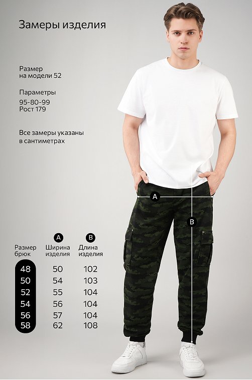 Мужские брюки из футера двухнитки Happyfox