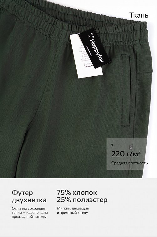 Мужские брюки из футера двухнитки Happyfox