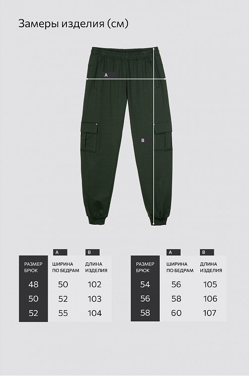 Мужские брюки из футера двухнитки Happyfox