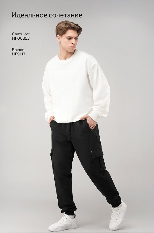 Мужские брюки из футера двухнитки Happyfox