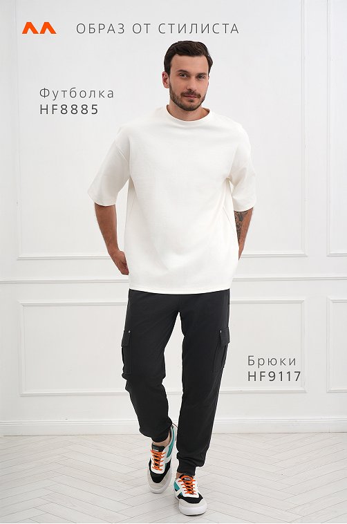 Мужские брюки из футера двухнитки Happyfox