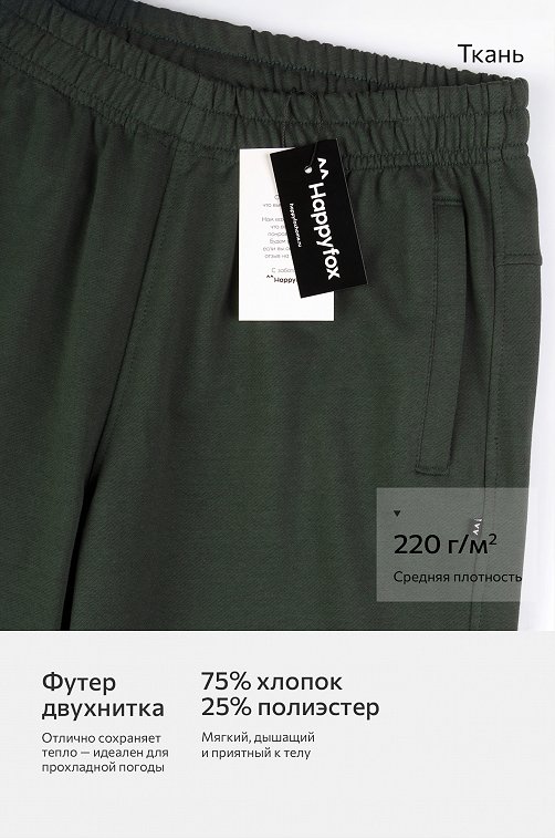 Мужские брюки из футера двухнитки Happyfox