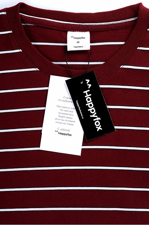 Мужская хлопковая футболка Happyfox