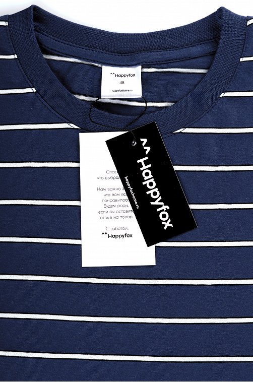 Мужская хлопковая футболка Happyfox