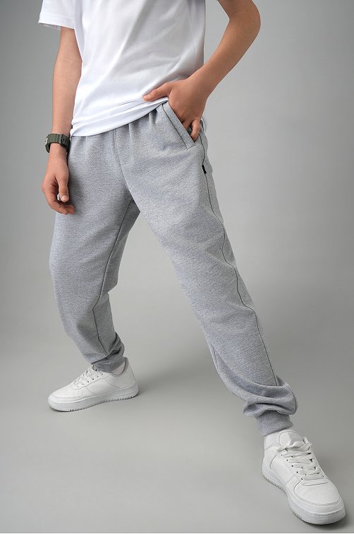 Брюки из футера двухнитки для мальчика Happyfox