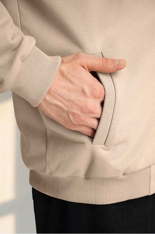 Мужская толстовка на молнии из футера трехнитки Happyfox