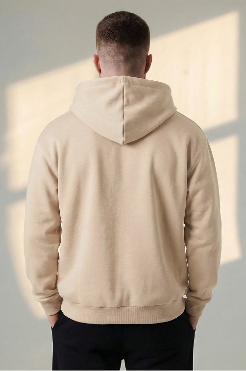 Мужская толстовка на молнии из футера трехнитки Happyfox