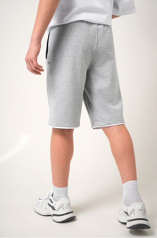 Шорты для мальчика из футера двухнитки Happyfox