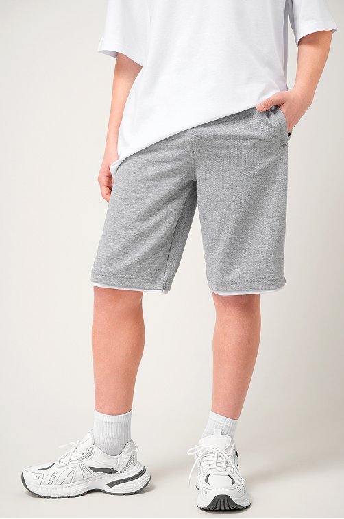 Шорты для мальчика из футера двухнитки Happyfox