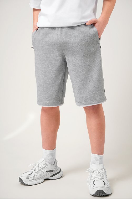 Шорты для мальчика из футера двухнитки Happyfox
