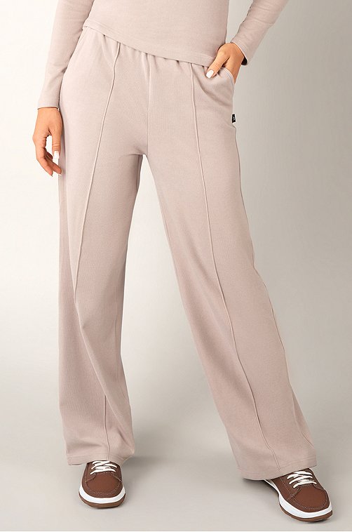Женские брюки палаццо из кашемира Happyfox