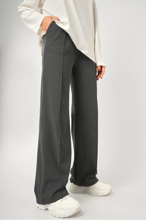 Женские брюки палаццо из кашемира Happyfox