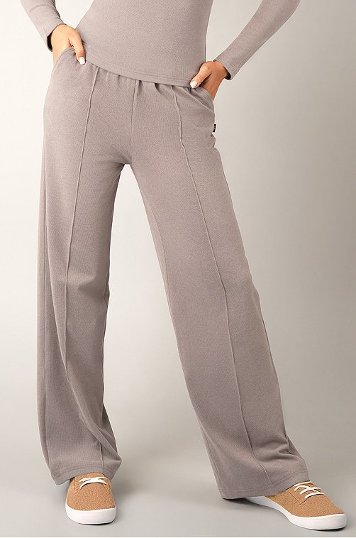 Женские брюки палаццо из кашемира Happyfox