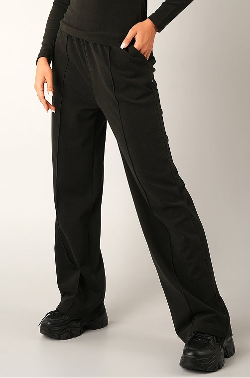 Женские брюки палаццо из кашемира Happyfox