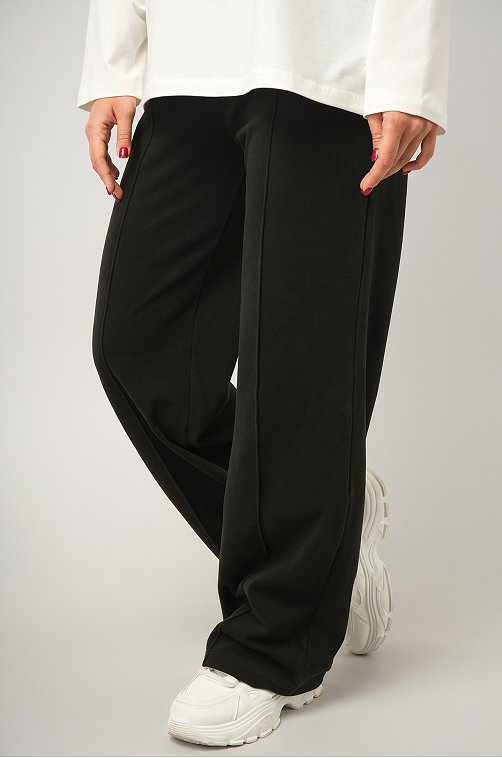 Женские брюки палаццо из кашемира Happyfox