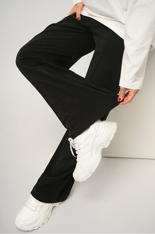 Женские брюки палаццо из кашемира Happyfox