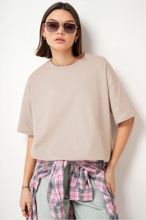 Женская футболка оверсайз Happyfox