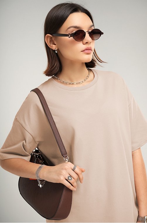 Женская футболка оверсайз Happyfox