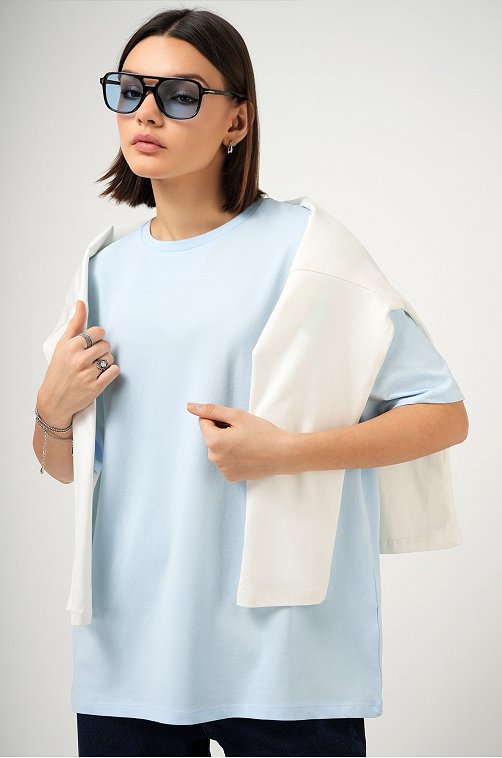 Женская футболка оверсайз Happyfox