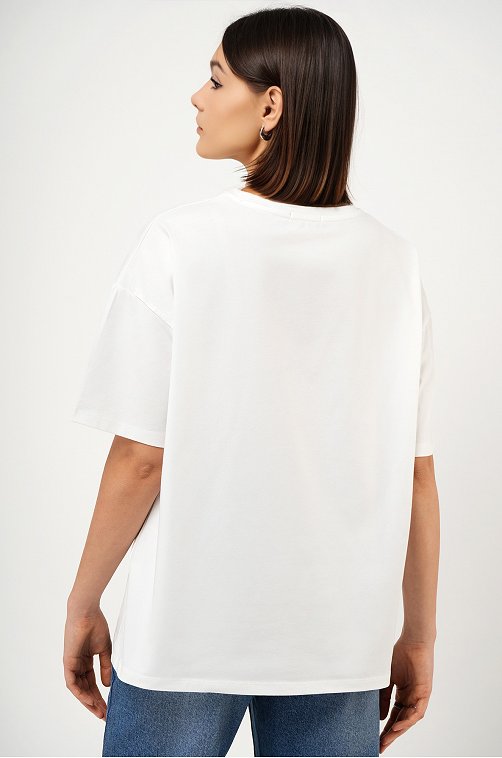 Женская футболка оверсайз Happyfox