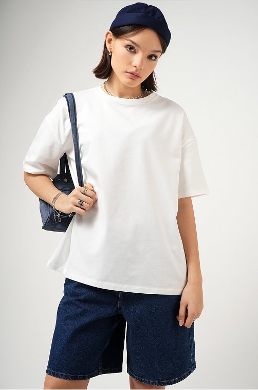 Женская футболка оверсайз Happyfox