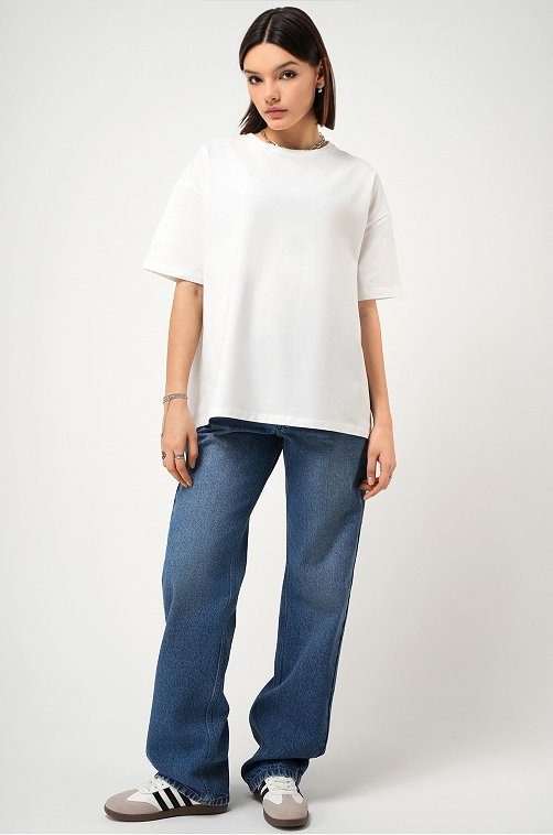 Женская футболка оверсайз Happyfox