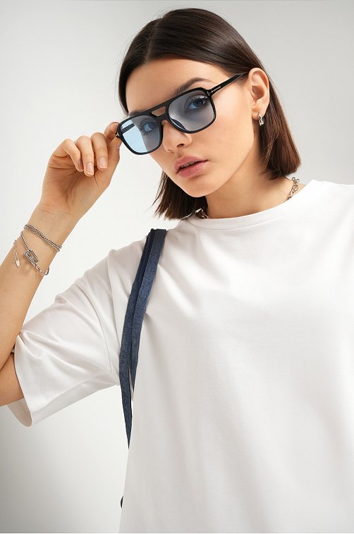 Женская футболка оверсайз Happyfox