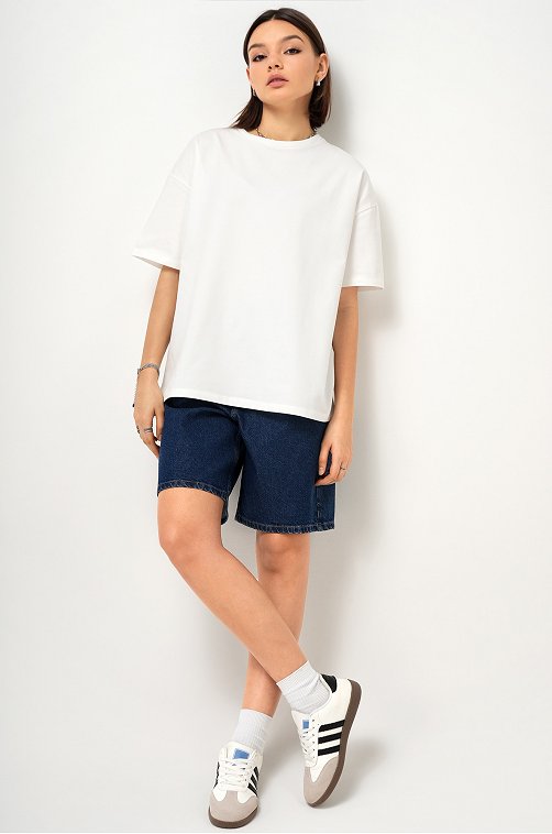 Женская футболка оверсайз Happyfox