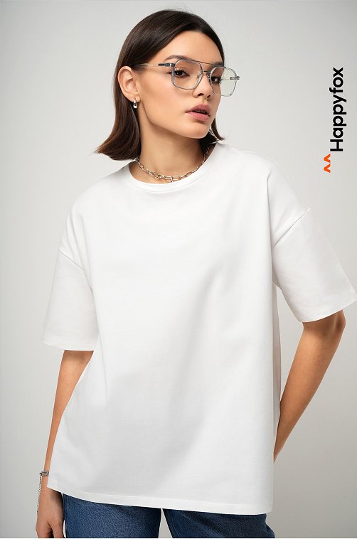 Женская футболка оверсайз Happyfox