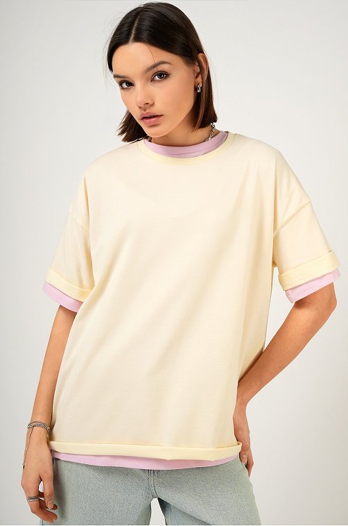 Женская футболка оверсайз Happyfox