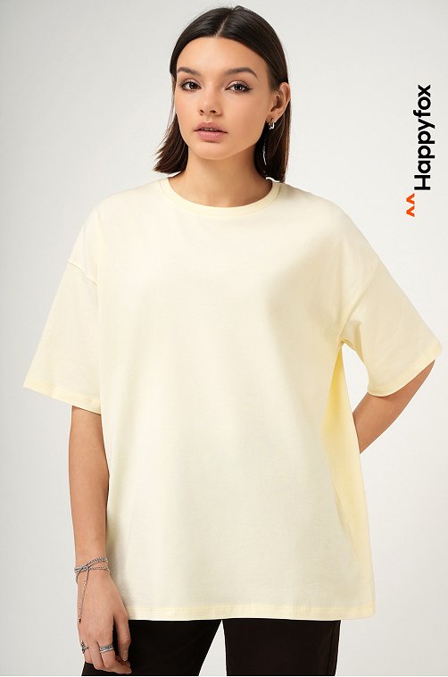 Женская футболка оверсайз Happyfox