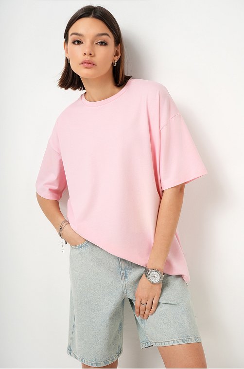 Женская футболка оверсайз Happyfox