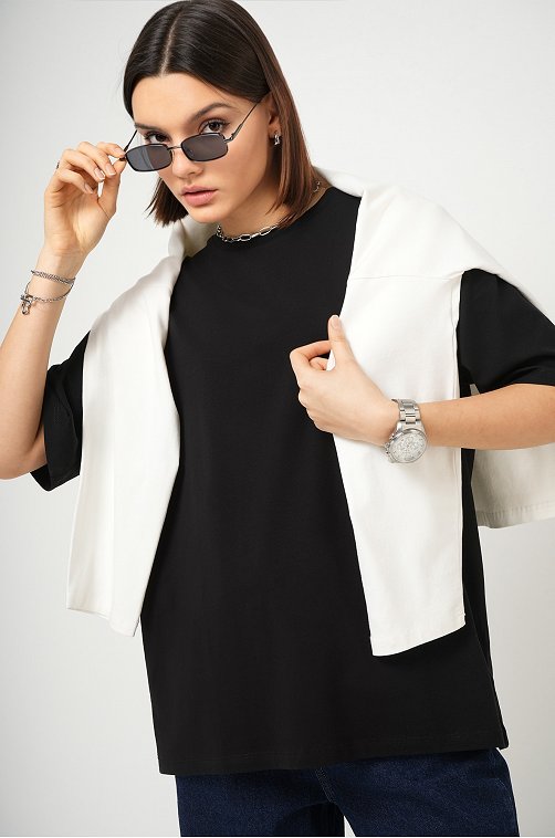 Женская футболка оверсайз Happyfox