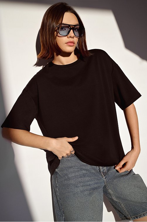 Женская футболка оверсайз Happyfox