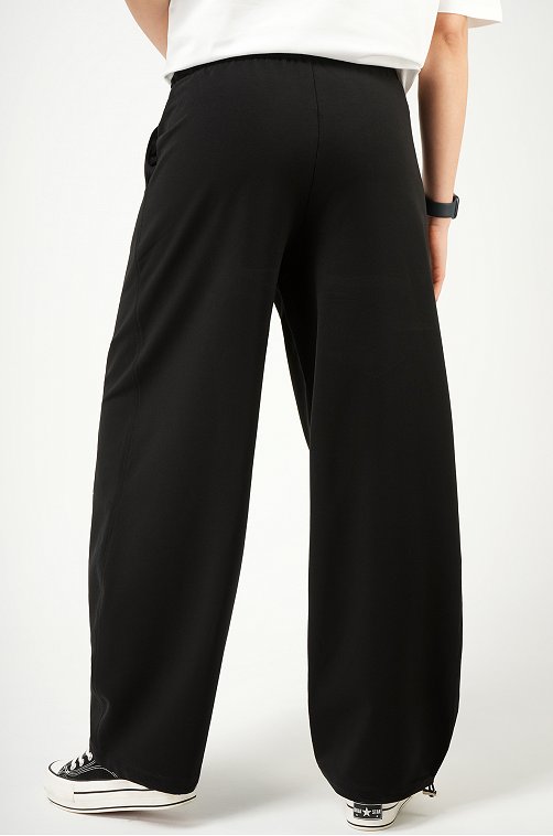 Женские брюки-багги из футера Happyfox