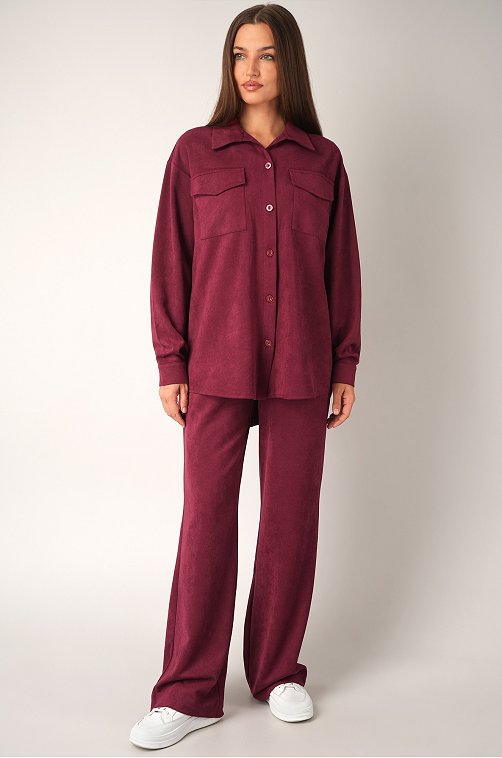 Женский костюм из микровельвета Happyfox