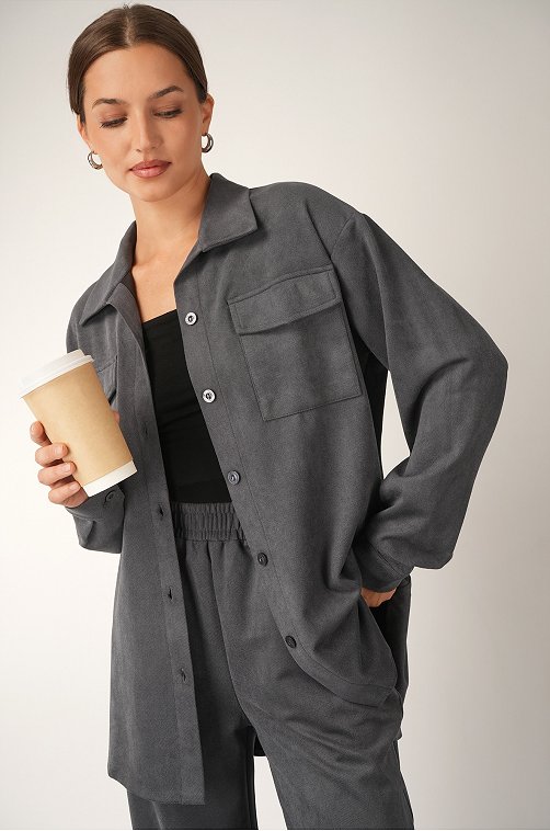 Женский костюм из микровельвета Happyfox