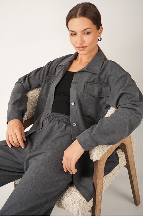 Женский костюм из микровельвета Happyfox